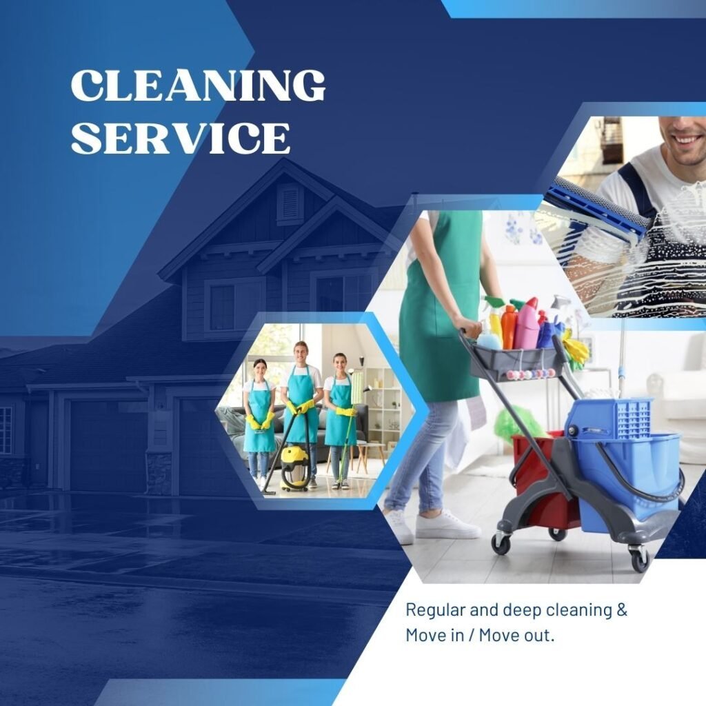 Regular residential cleaning service